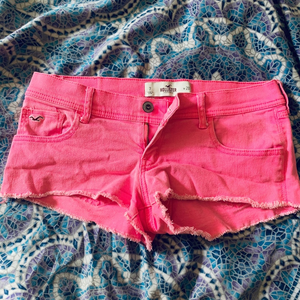 Hot Pink Jean Shorts Size 7